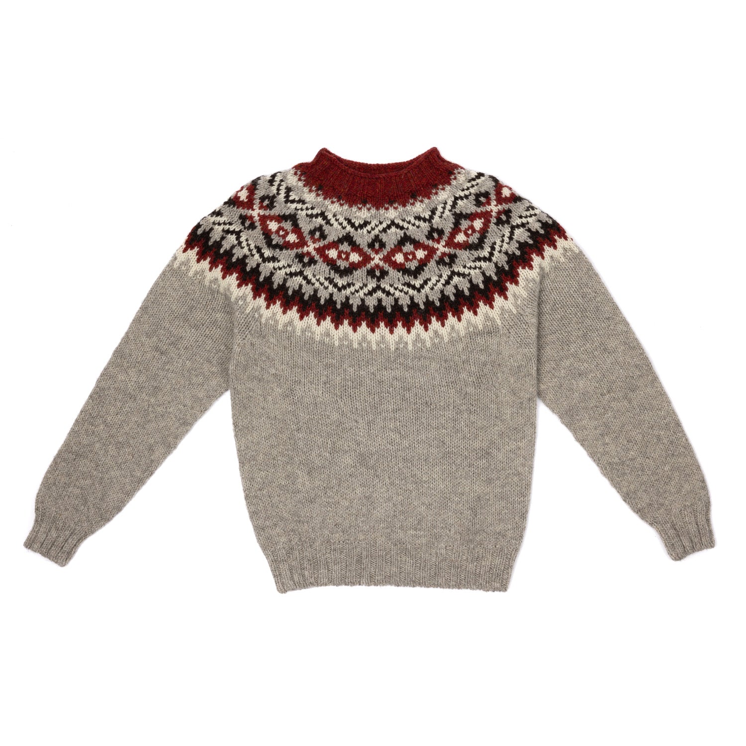 Glenugie exklusiv x MJ: Pullover "Klosters Vintage-Ski" aus reiner Wolle - Pure Soft Shetland